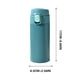 thumbnail image 3 of Taza de acero inoxidable aislada de primavera, 320ml, azul oscuro, 3 of 7