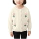 thumbnail image 2 of Suéter abrigo cárdigan de niña suéter de punto suéter de solapa grande suéter para niños chaqueta suéter para niños parte superior de poliéster, 2 of 9