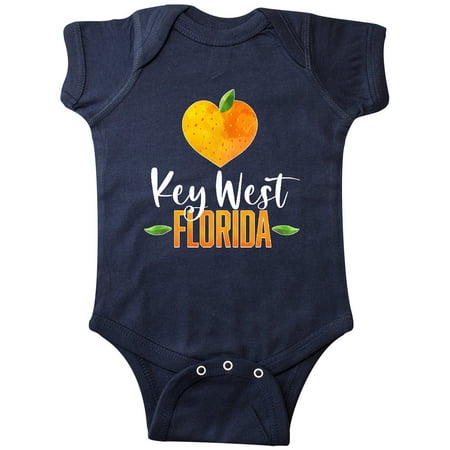 

Inktastic Key West Florida Orange in Heart Gift Baby Boy or Baby Girl Bodysuit