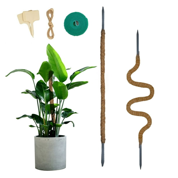 Moss Pole, Bendable Plant Poles for Potted Plants Indoor, for Monstera