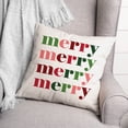 thumbnail image 3 of Creative Products Colorful Merry 18 x 18 Indoor / Outdoor Pillow, 3 of 3