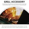 thumbnail image 3 of HONMEET Grilling Accessories Heat Deflector Stainless Steel Cooking Essentials Flavor Enhancement 1Pack, 3 of 8