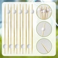 thumbnail image 5 of 100 Pcs Golf Ball Cocktail Picks, GIXUSIL 4.7 inch Golf Themed Fruit Bamboo Toothpick Party Toothpicks for Appetizer Skewers Holiday Cocktail Decorations for Party Supplies, 5 of 7