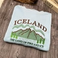 thumbnail image 2 of Iceland Embroidered Sweatshirt | Land of Fire and Ice Crewneck | Travel Lover Souvenir Gift Top, 2 of 5