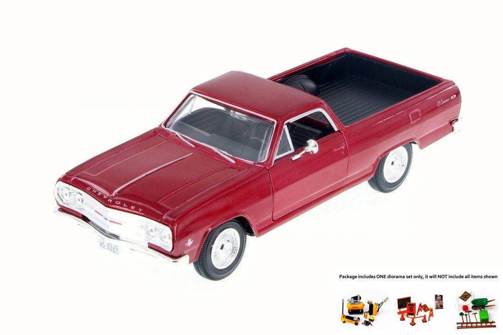 Diecast Car & Free Diorama Set - 1965 Chevrolet El Camino ...