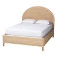 thumbnail image 3 of bali & pari Lanica Sun-Bleached Braided Rattan Queen Size 4-Piece Bedroom Set, 3 of 6