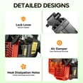 thumbnail image 6 of 52CC Gas Powered Post Hole Digger, 2-Stroke Handheld Trencher with 1900W Engine, 6500RPM, 1500 Impacts/Min, 20-55J Impact Force – Earth Auger Drill for Tree Planting, Fence Post Holes, Garden Digging, 6 of 13