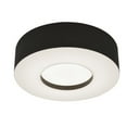 thumbnail image 2 of AFX Montclair 15-inch Black LED Flush Mount, Black Shade, 2 of 5