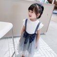 thumbnail image 3 of Mercatoo Baby Girl Summer Clothes Baby Girl Clothes Outfits Cotton Solid Color Tops Casual 2PC Set, 3 of 9