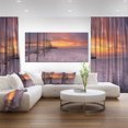 thumbnail image 3 of Texel Island Seaside Jetty Panorama - Art Mural Moderne sur Toile, 3 of 4