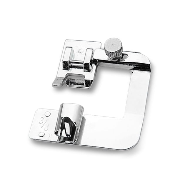Toystoory Prensatelas para máquina de coser doméstica, prensatelas para prensar, dobladillo enrollado portátil, reemplazo de pies a presión para De coser 3/8 prensado Toystoory HA009112-01