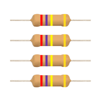 E5-Electronics Carbon Film Resistors 270K Ohm 1/4 Watt 20 Count