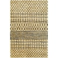 thumbnail image 3 of Hauteloom Aziza Jute Living Room, Bedroom Area Rug - Bohemian, Transitional - Straw, Black White, Multi Brown - 2' x 3', 3 of 5