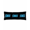 thumbnail image 2 of Blue Game Handle Body Pillow Cover, Pillowcase Protectors with Zipper, Breathable Decorative Throw Pillow Case Cover, Video Gamer Console Earphones Black Pillow Shams for Couch Sofa 20x54Inch, 2 of 8