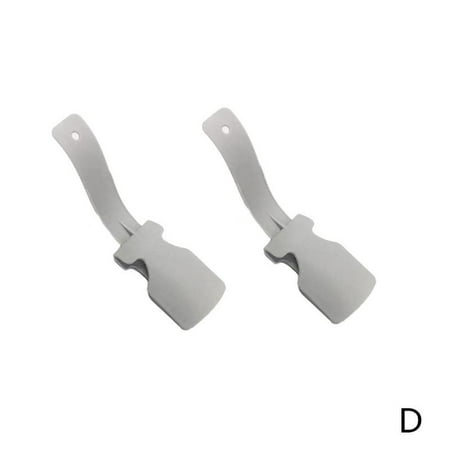 

2-4Pcs Lazy Shoe Helper Handled Shoe Horn Easy On/Off Lifting Shoe shipping K5T7