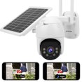 thumbnail image 3 of Cámara Solar, Monitor De Seguridad Para El Hogar CCTV Para Exteriores, Metal Y Plástico Para Entradas De Jardín Entradas Para El Hogar, 3 of 8