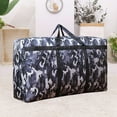 thumbnail image 1 of Bolsa de almacenamiento extragrande | Organizador de tela Oxford gruesa con asas resistentes de doble costura y cremalleras dobles de acero inoxidable | Bolsa de mudanza de camuflaje para rop, 1 of 5