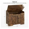 thumbnail image 6 of Storage Chest 24.8"x13.8"x22" Toy Chest with Lids, Wood Toy Organizer Box for Boys Girls with Safety Hinge, Entryway Storage Trunk Bench, Supports 350 Lbs, for Living Room, Playroom, 6 of 9