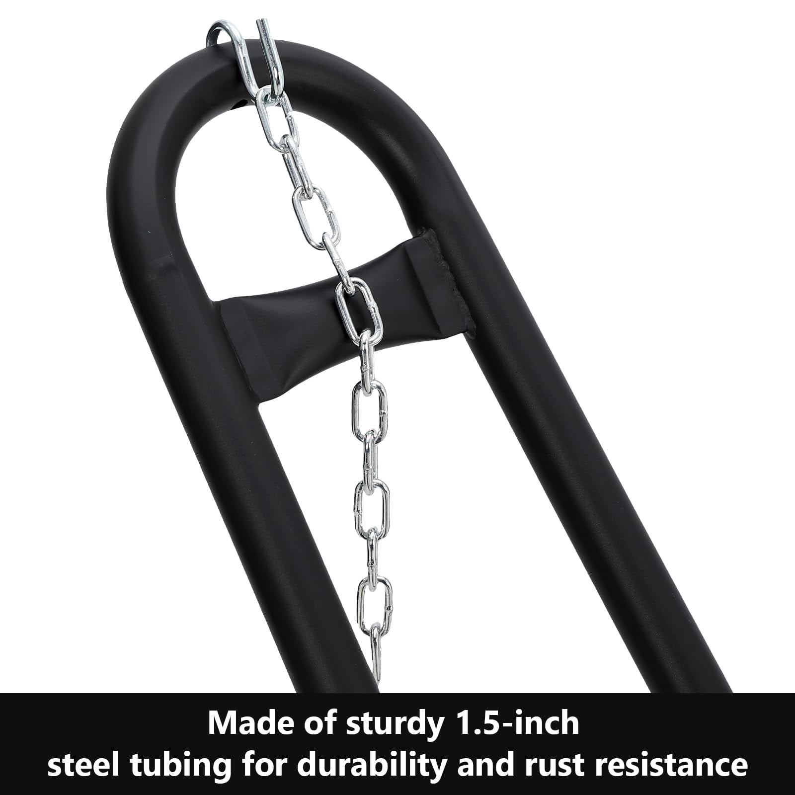 Garvee Heavy-Duty Steel Hammock Stand, 110 * 35 * 45in for 2 People, Portable Design, for 9.5 to 14 ft Hammocks, Ideal for Outdoor Balconies, Porches, Patios, Decks and Backyards