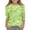 Green, variant on Grblisyd Girls Shirts 3/4 Length Sleeve Cute Animal Print Graphic Tops Crewneck Kids Casual Basic Loose Tee 7-8Y
