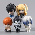 thumbnail image 1 of Chibi Anime Figure Collection - Set of 5 Miniature PVC Desk Models | Perfect for Anime Fans and Collectors, 1 of 5