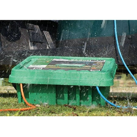- SOCKiT BOX FL-1859-330-G Weatherproof Powercord Connection Box 330, Green Large