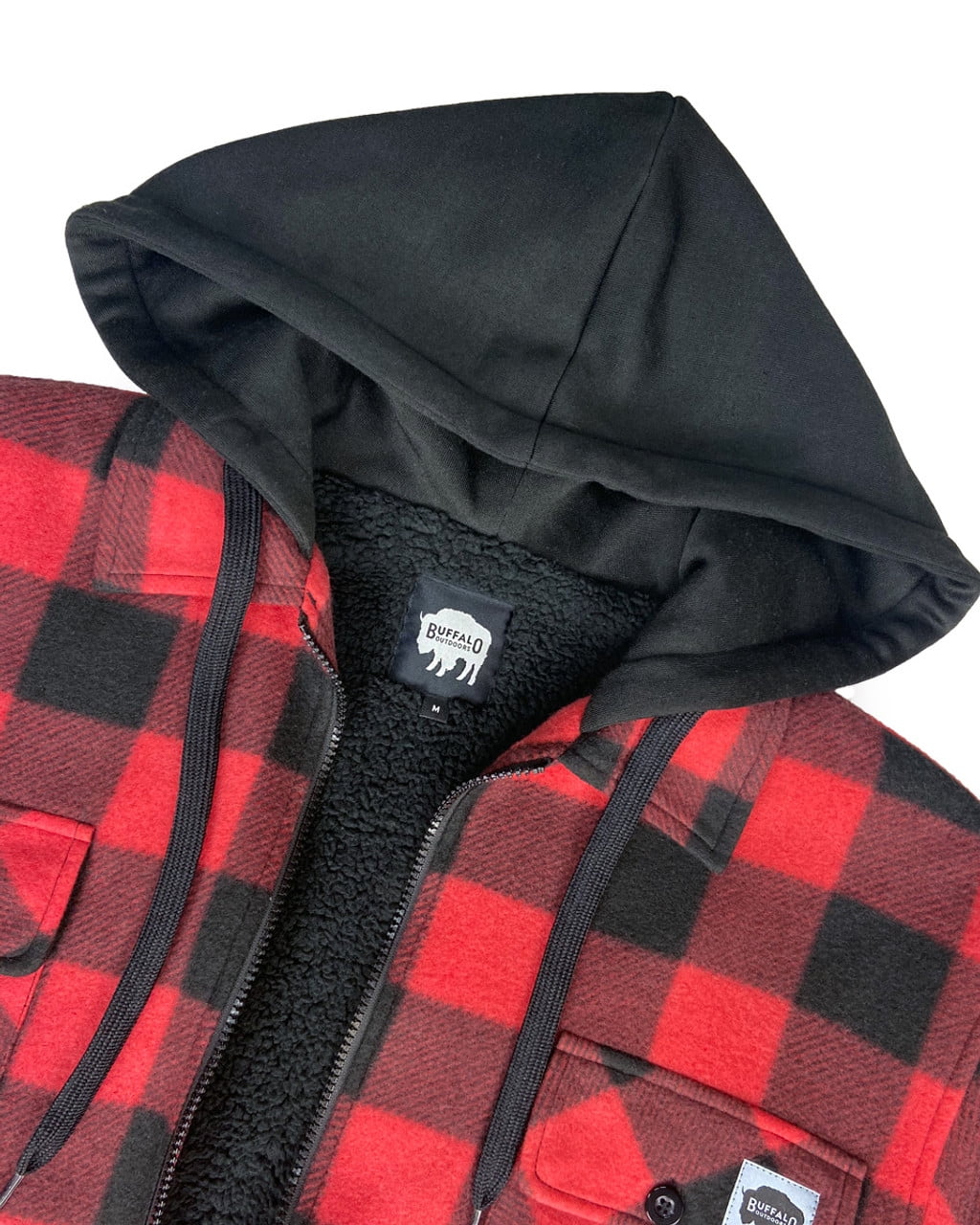 Buffalo Outdoors® Workwear Sherpa Lined Hooded Fleece