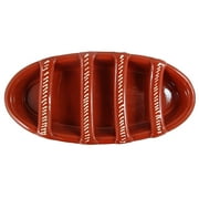 Portuguese Traditional Terracotta Clay Sausage Roaster