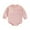 l#Pink1499, variant on CAIVO Baby Girls Long Sleeve O-Neck Bodysuit Solid Color Zip Up Romper Soft Toddler Onesie Comfortable Playwear Holiday Child One-Pieces