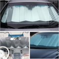 thumbnail image 3 of Visera solar para parabrisas de automóvil, bloquea el protector de visera solar de rayos ultravioleta para mantener fresco su vehículo Visera solar para automóviles, SUV, camiones y camionet, 3 of 3