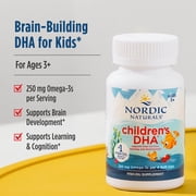 Nordic Naturals Children's DHA Mini Softgels, 250 Mg, with EPA & DHA 180 Ct