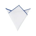thumbnail image 1 of INSPIRE CHIC Men's Pocket Square Cotton Handkerchiefs for Suits Jacket Blue One Size, 1 of 4