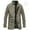 Khaki, variant on Men Jacket Spring Autumn Leisure Windproof Business Stand Collar Thin Lightweight Long Sleeve Casual Outerwear Coats for Men Khaki XL