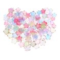 thumbnail image 1 of BESTYASH 200Pcs Acrylic Flower Beads Caps for Jewelry Making Multicolor Floral Spacer Charms for Bracelets Necklaces, 1 of 6
