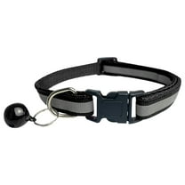 Reflective Cat Collar Adjustable Quick Release Pet Collar with Durable Nylon for Night Visibility and Comfortable Fit
