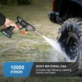 thumbnail image 3 of Naudhenm 350 Psi 2 Gpm Battery-Powered Pressure Washer with Quick Connect Tips, 3 of 5