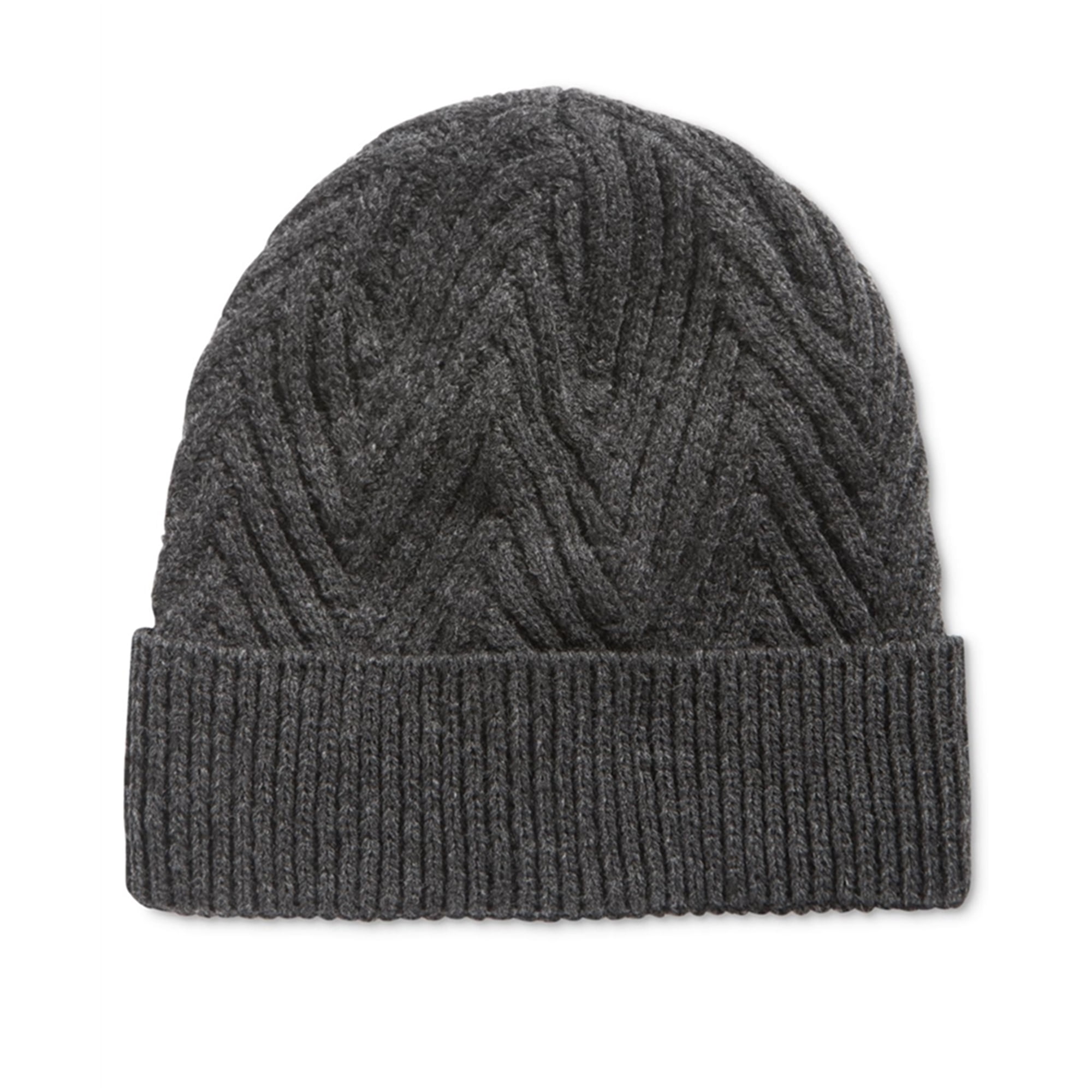 herringbone knit hat