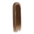 thumbnail image 1 of Soidarity Pelucas delanteras de pelo liso sintético auténtico de seda para cambiar de estilo pelucas rectas de aplicación amplia Cuidado del cabello, 1 of 6