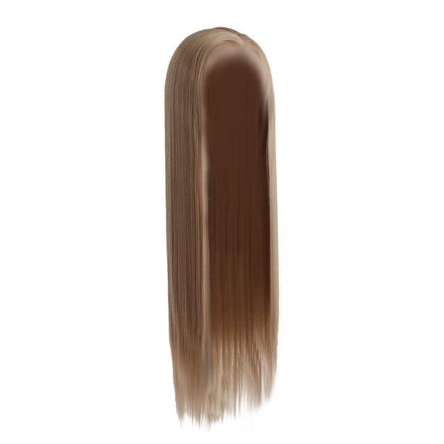 Soidarity Pelucas rectas resistentes al calor con amplia aplicación y textura de cabello real Frente sintético realista Cuidado del cabello