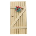 thumbnail image 1 of Puerta en Miniatura para , Juego de Simulación, Modelo de Puerta, Puerta única para , Regalos de Hadas, Decoración Madera con corona CUTICAT Puerta de casa de muñecas, 1 of 7