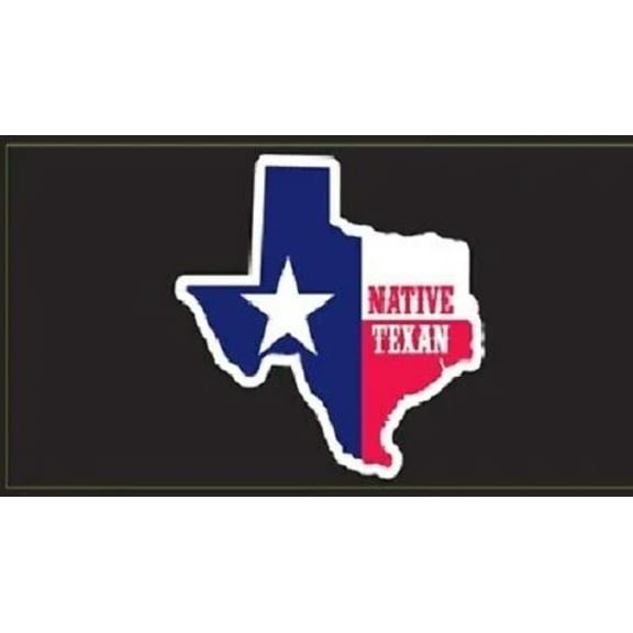 TEXAS NATIVE MAP BLACK TACTICAL Vinyl Decal Bumper Sticker