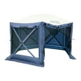 thumbnail image 1 of CLAM Quick-Set Pavilion Abri Extérieur Portatif de 12,5 Pieds, Bleu Ardoise, 1 of 6