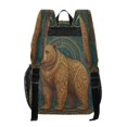 thumbnail image 3 of Ttyddzy Clear Backpack Heavy Duty PVC Transparent Backpack for College Workplace, Brown Bear, 3 of 8