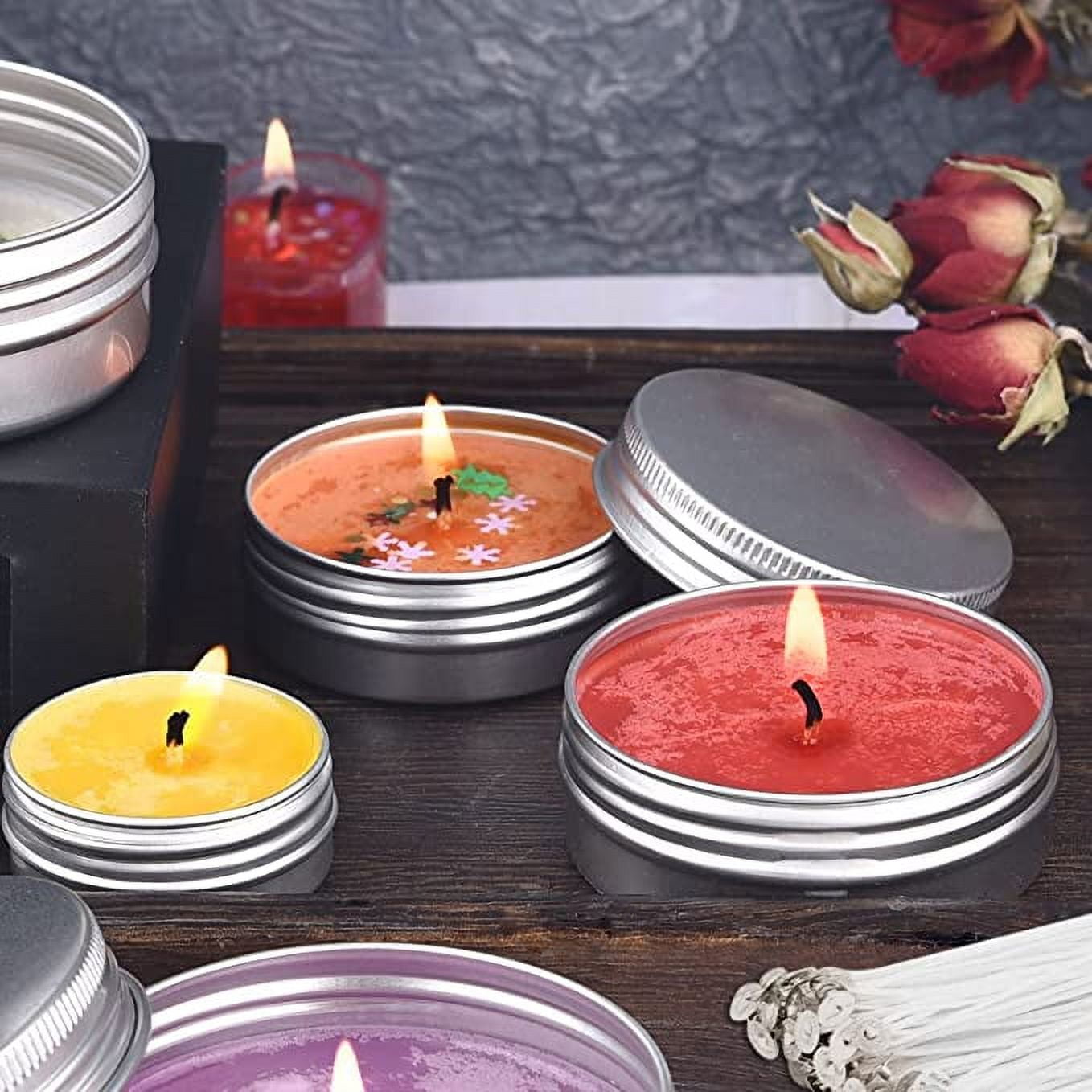 Cotton Candle Wick 8" Pre-Waxed Low Smoke Wick for Candle Making,Candle DIY, 100Pcs