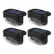 thumbnail image 1 of Paquete de 4 luces solares para terraza FloreceBien para exteriores, iluminación LED solar con forma de gota de agua, resistente al agua, para escaleras, patios y caminos, 1 of 5