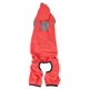 thumbnail image 5 of Pet Life Active 'Fur-Breeze' Sudadera con capucha de cuerpo completo de dos tonos elástica en 4 direcciones Heathered Performance, 5 of 8