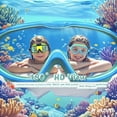 thumbnail image 5 of 2026 New HD Children's Large Frame Waterproof and Anti-fog Swimming Goggles, Wide View Swim Goggles for Kids 3-15, 5 of 7