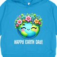 thumbnail image 3 of Inktastic Happy Earth Day Flowered Toddler Hoodie, 3 of 4