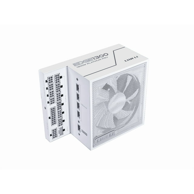 LIAN LI Edge series EG1300 White, 1300W ATX12V v3.1, 80 PLUS PLATINUM Certified , Full Modular Power Supply