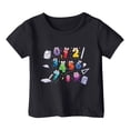 thumbnail image 5 of WOYY Short Sleeve T Shirt for Girls Kids Casual Knit Round Neck Graphic Tee, Sizes 1-13, 5 of 6